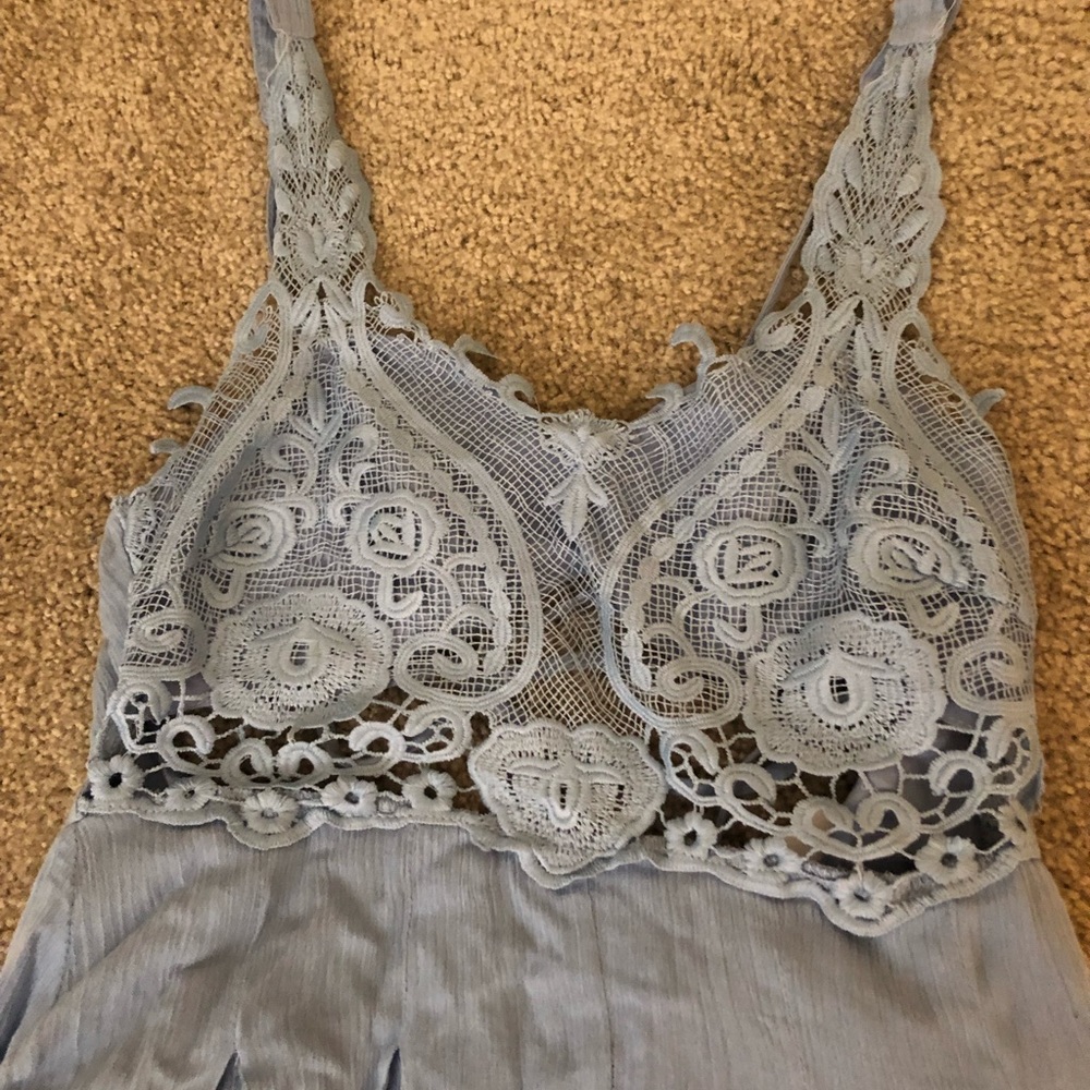 BRAND NEW adorable blue romper